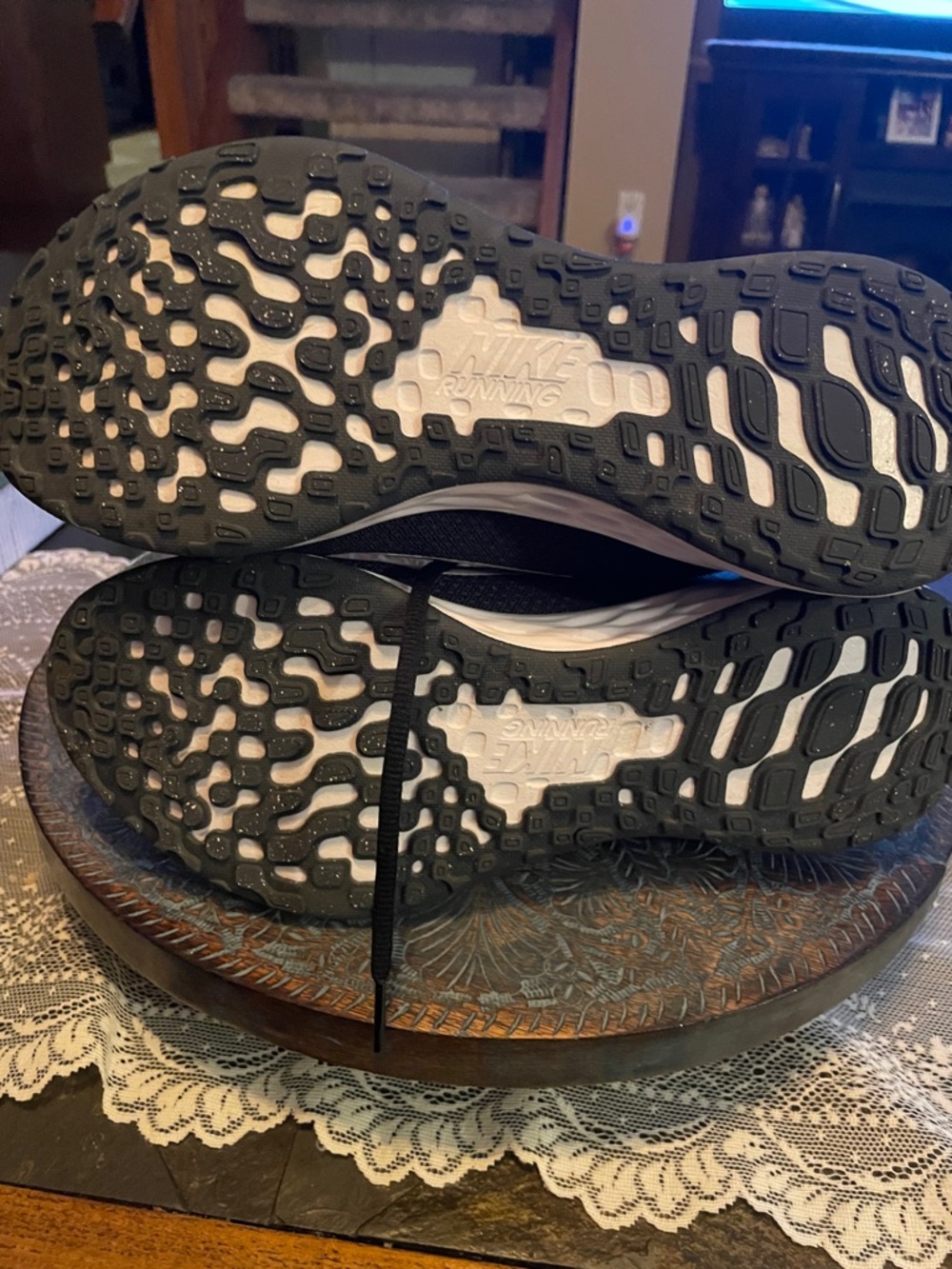 Nike Black and Women’s Athletic Running Sneakers - Picture 6 of 7